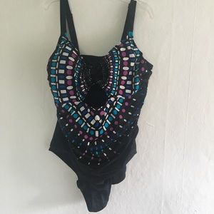 Cute swim suit with gap